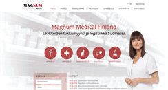 Desktop Screenshot of magnummedical.fi